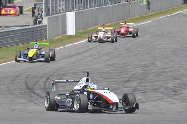 M2 Competition driver Jordan King on track in the 2012 Toyota Racing Series.